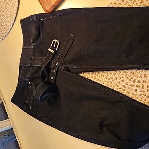 White House Black Market The Sculpt Skinny Flare Blue Jeans